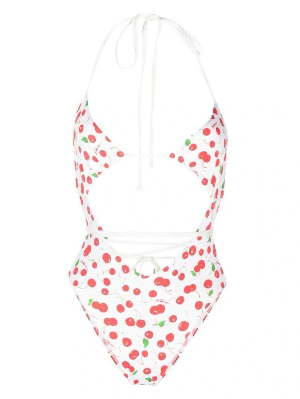Frankies Bikinis X Sydney Sweeney Gemma Cherry-Print Cut-Out Swimsuit